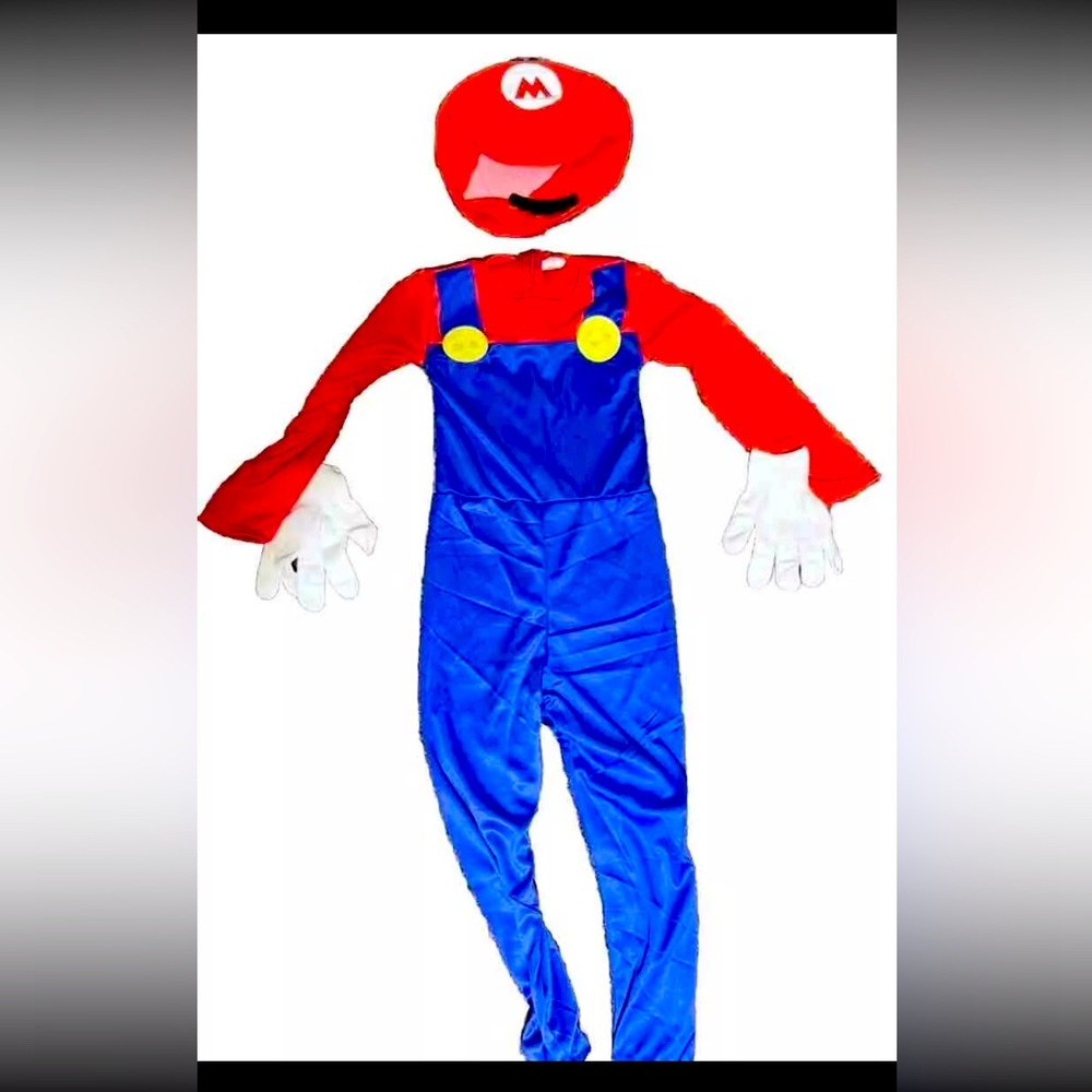 Super Mario Bros Halloween Costume - Dress up Outfit - Size Children’ Small